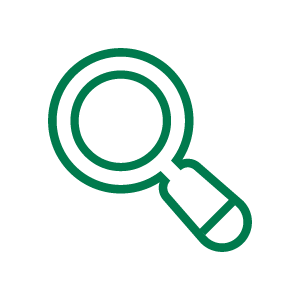 Icon of a magnifying glass