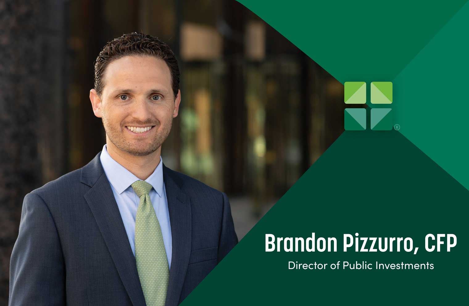 Brand Pizzurro, CFP. Director of Public Investments, GuideStone Capital Management